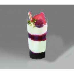 60 Pièces Mini Verrines à Dessert, 100ml Gobelets à Dessert Ronds en  Plastique Coupe Apéritif Parfait Clair Bol de Service A224