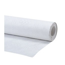 Nappe en papier blanc de 1,20x5 mètres