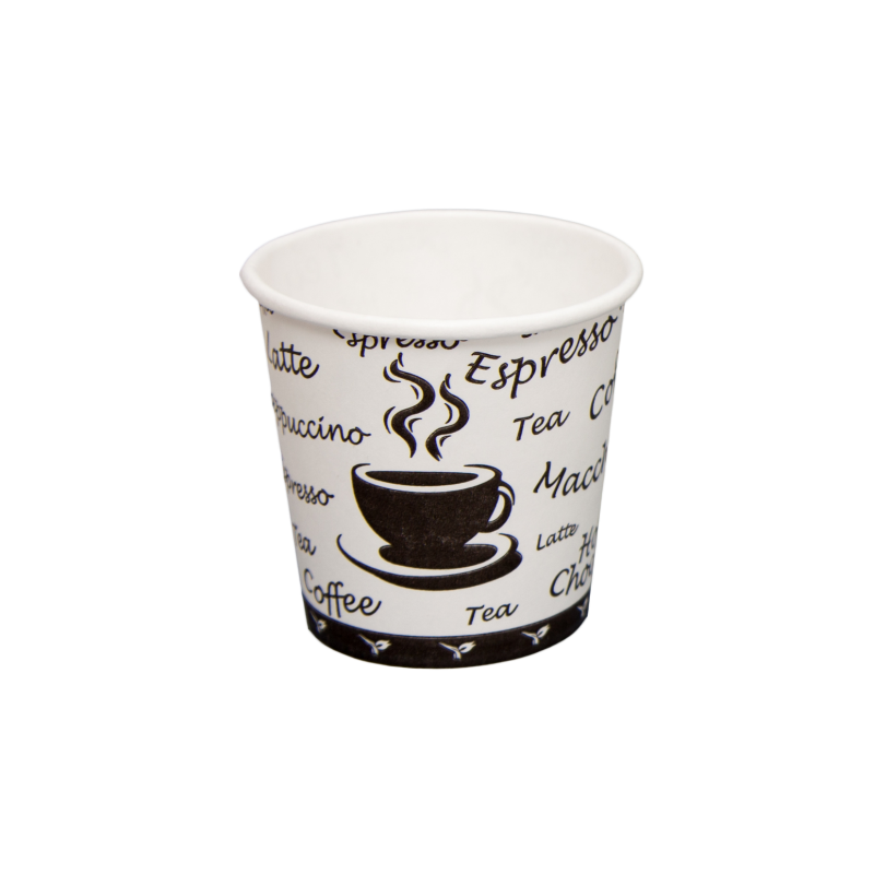Gobelet café pour ristretto en carton blanc 7.5 cl 1000P